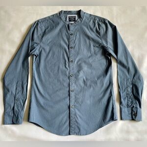 Abercrombie & Fitch Shirt Men’s Medium Blue Button Up Long Sleeve